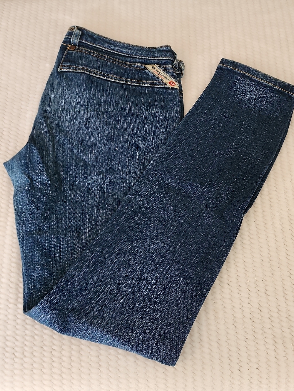 Diesel Crossim Vintage Dark Blue Jeans Made In Italy